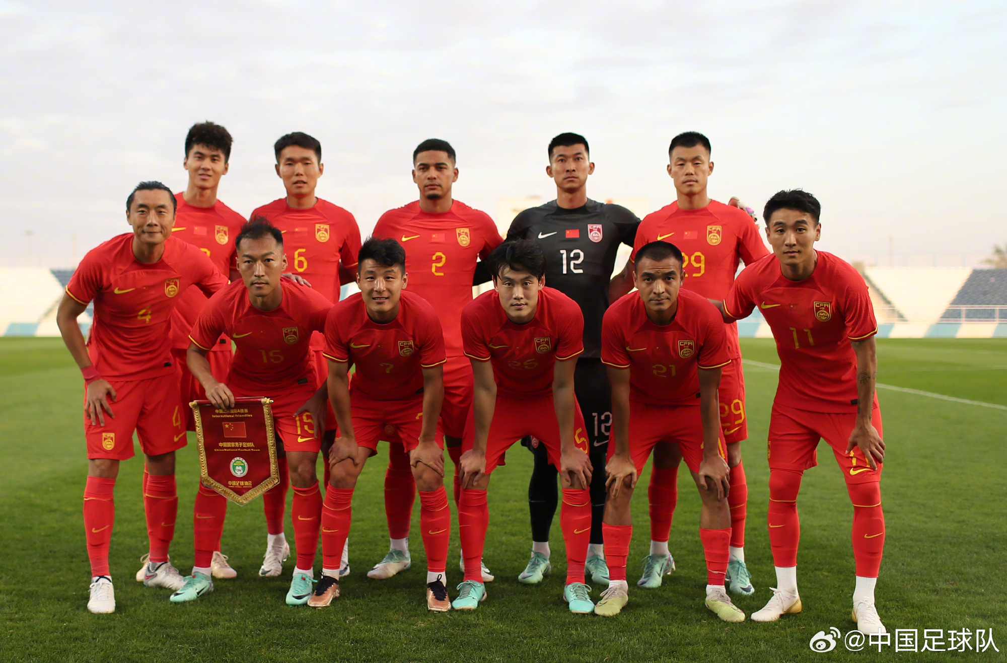 图片来源：中国足球队微博